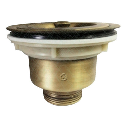 Desague /canasta Vintage Bronce Antiguo