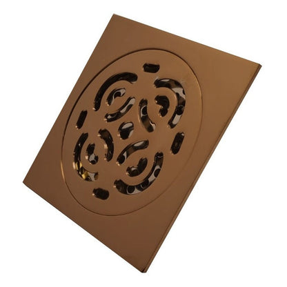 Rejilla De Piso Cuadrada Wayuú Rose Gold 10x0cm