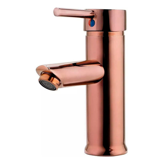 Grifería Monocontrol Lavamanos Baja Oro Rosa Vintage