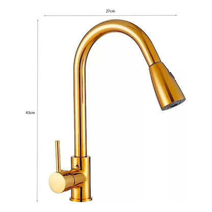 Combo Lavaplatos Doble 77*45cm+grifo Lvp Oro Extr.brillante