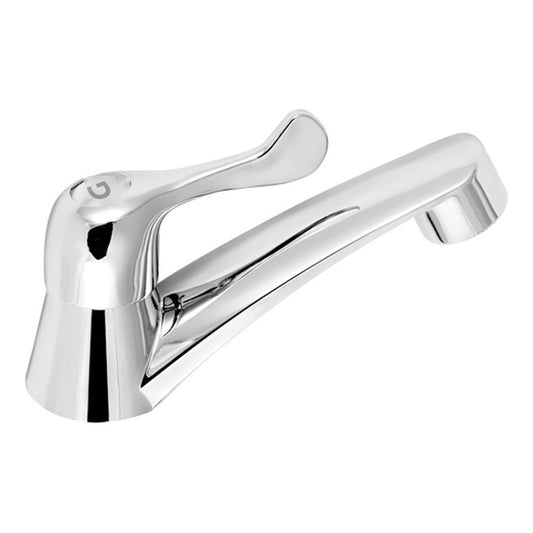 Llave Sencilla Para Lavamanos En Abs Manija Tipo Palanca