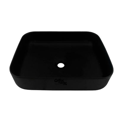 Lavamanos Rectangular Negro Rectangular