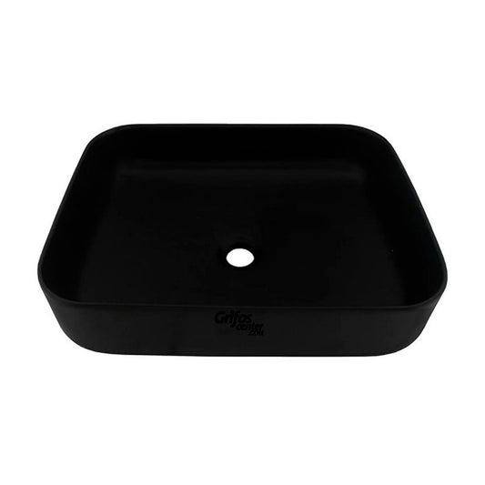 Lavamanos Rectangular Negro Rectangular