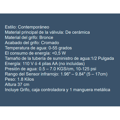 Llave Sensor Institucional  Cuello Alto