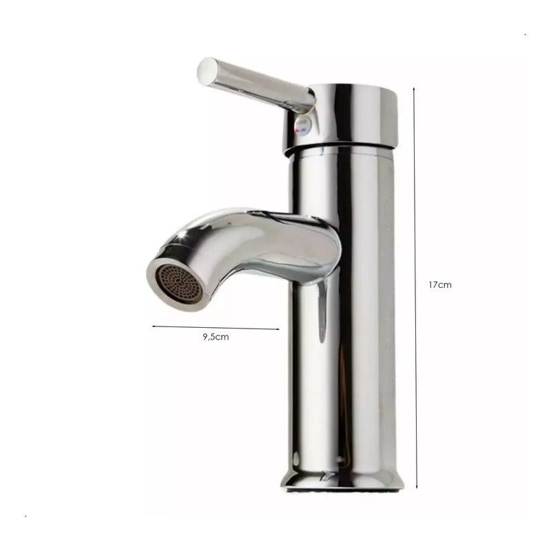 Monocontrol Lavamanos Torre Baja Cuello Recto