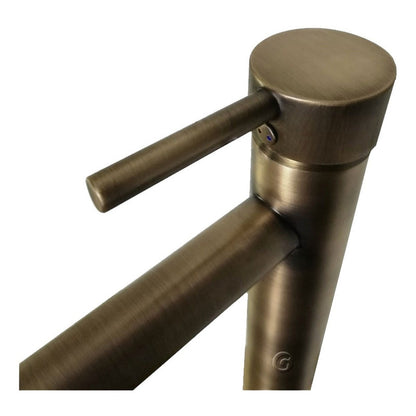 Griferia Tubular Mezclador Monocontrol Vintagebronce Antiguo