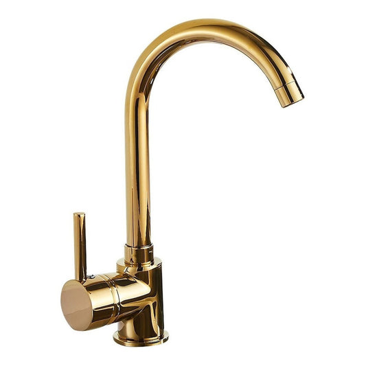 Griferia Monocontrol Lavaplatos Dorado Vintage