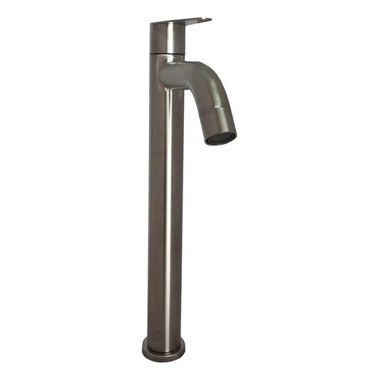 Grifería Llave Lavamanos Agua Fría Satinada