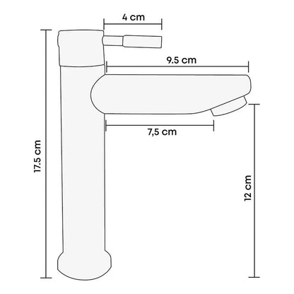 Kit Placa Lavamanos 51*40cm+griferia Agua Fria+push Flex. 8