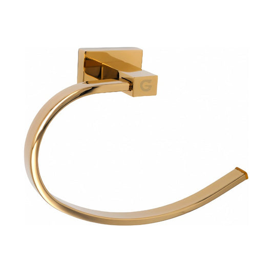 Toallero - Porta Toallas Para Baño Aro Oro Atacama
