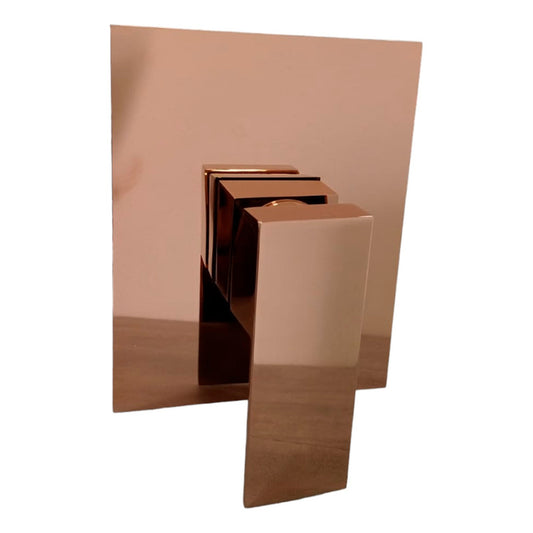 Monocontrol Ducha Cuadrado Rose Gold Vintage