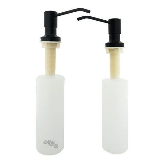 Dispensador Lavaplatos Jabón De Mesa Tapa Negra