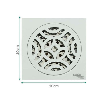 Rejilla Cuadrada Tipo China En Bronce