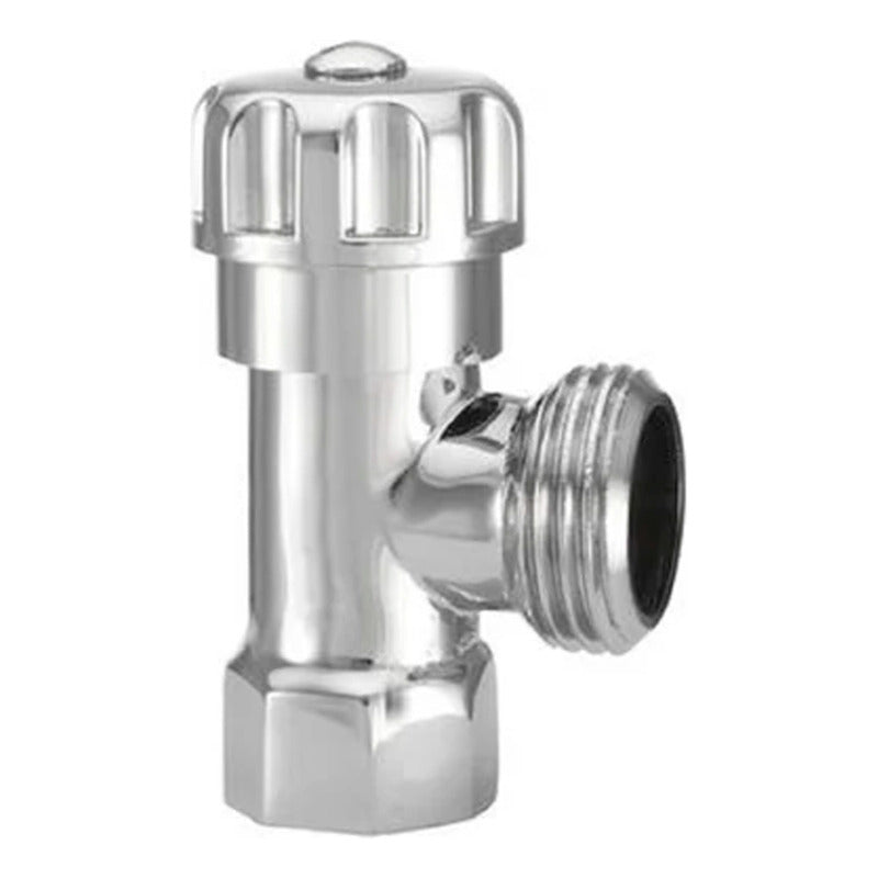 Llave Lavadora Metálica Cromada