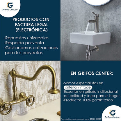 Lavamanos Rectangular Catar Gris/blanca 455*325*135