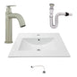 Kit Placa Lavam. 61*46.5cm+griferia Agua Fria+push Flex.15