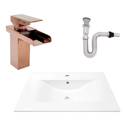 Kit Placa Lavam. 71*46.5cm+griferia Monocontrol+push Flex12