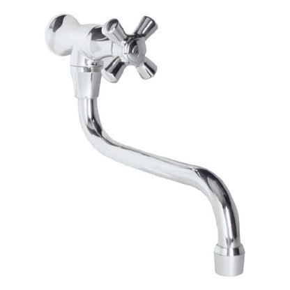 Griferia De Pared Tipo S Cromada Helvetia
