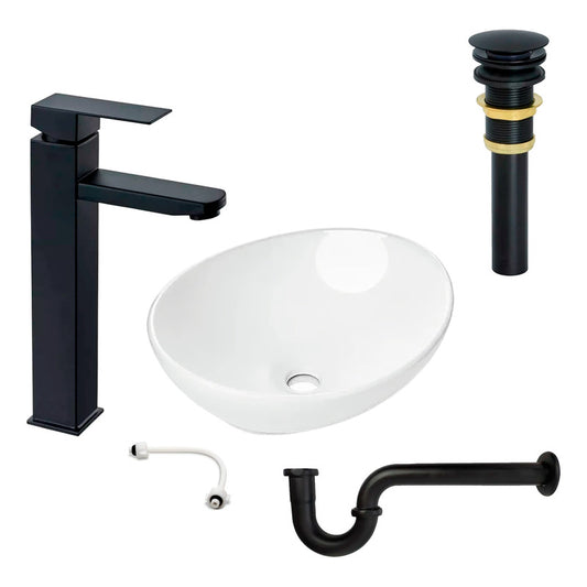 Combo Lavamanos Canoa + Grif.monocontrol + Push Y Sifon Ng6