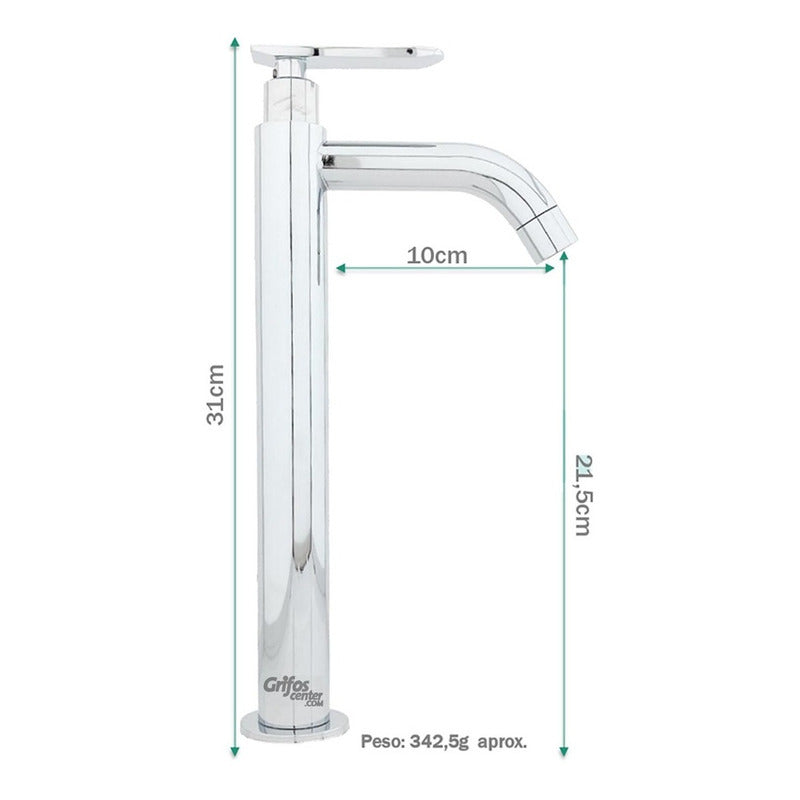 Llave Lavamanos Alta Cylinder