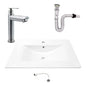 Kit Placa Lavamanos 71*46.5cm+griferia Agua Fria+push Flex.6