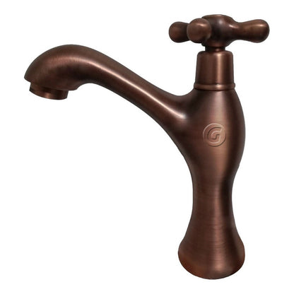 Griferia Vintage Cobre Antiguo Chorro De Agua Fria