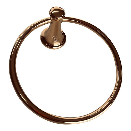 Toallero De Baño Aro Vintage  Acabado Oro Rosa