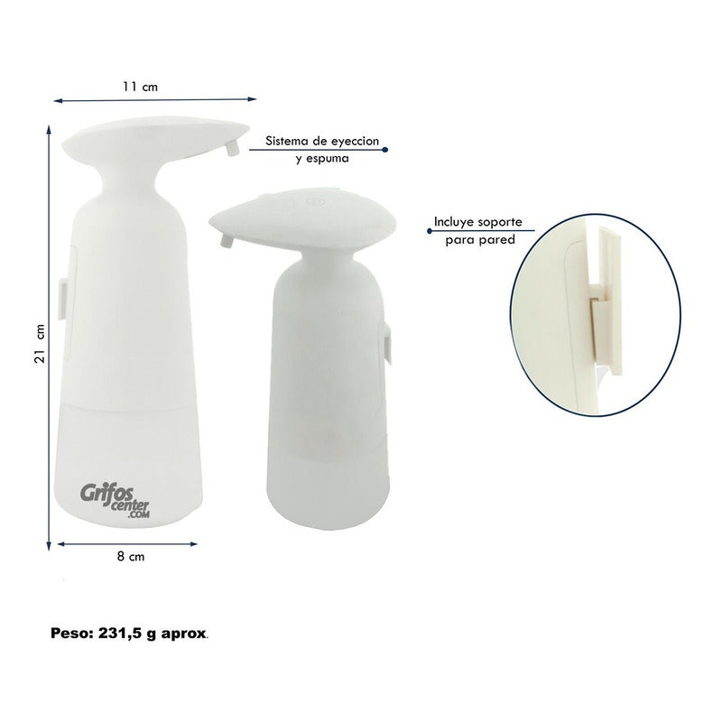 Dispensador De Jabón Espuma Sensor Mesa