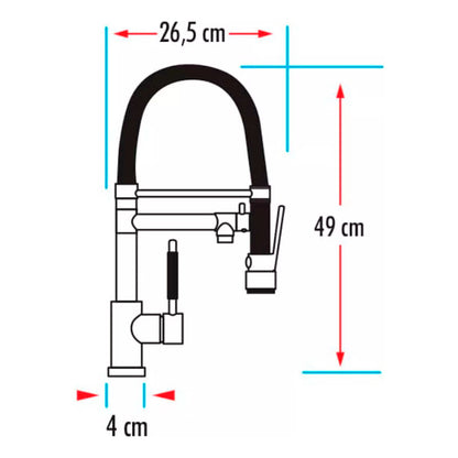 Combo Lavaplatos 60*45cm+grif.escualizable+dispensador Y Acc