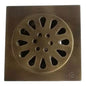 Rejilla Piso Vintage Bronce Antiguo