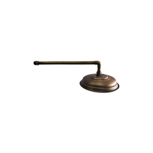 Ducha-regadera Bronce Antiguo 30cm Incluye Tubo 40cm Vintage