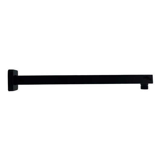Tubo De Ducha Cuadrado Negro