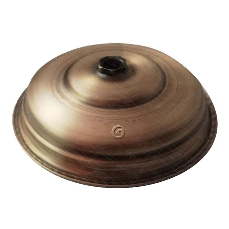 Ducha 30cm Bronce Antiguo Tubo 40cm