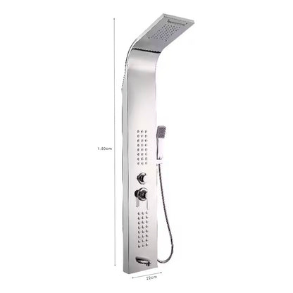 Torreducha Para Baño Plateada Cromada 5501