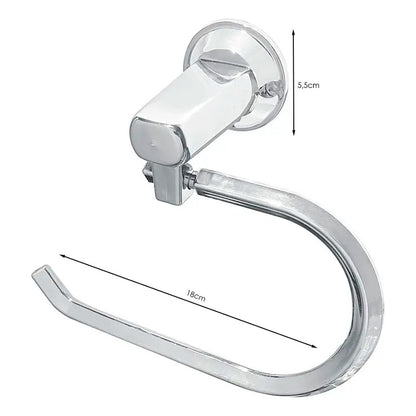 Portarrollo Para Baño (papelera) Base Redonda Abs