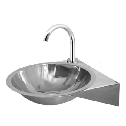 Lavamanos Para  Valvula Llave  Pedal En Acero 40x42