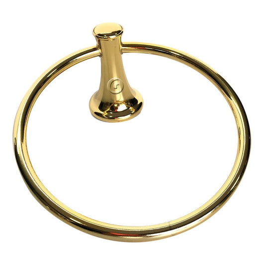 Toallero De Baño Aro Vintage  Acabado Oro Laton