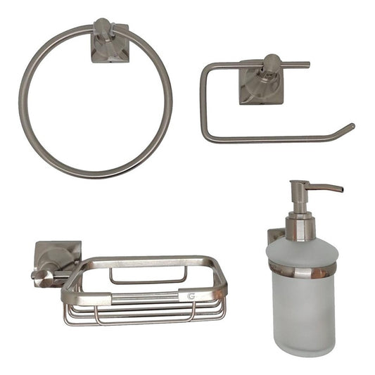Juego De Accesorios Para Baño Satin X4 Piezas