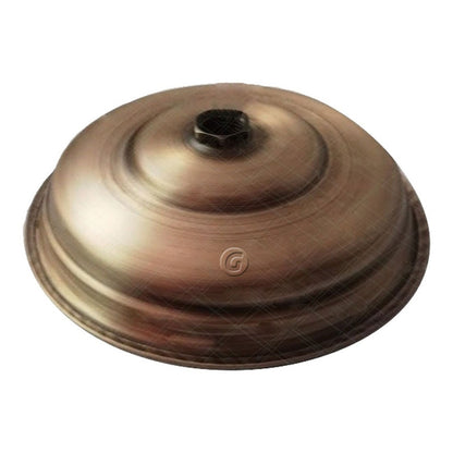 Ducha Circular Con Tubo A Pared Y Registro Cobre Antiguo