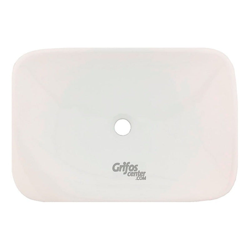 Lavamanos En Cerámica Rectangular Esquina Suave