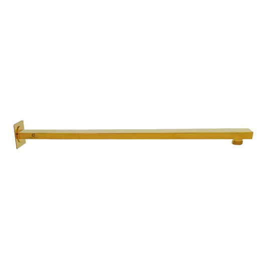 Tubo De Ducha Cuadrado Dorado