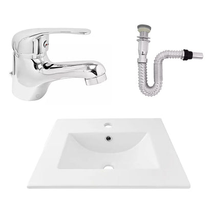 Kit Placa Lavamanos 51*40cm+griferia Monocontrol+push Flex20