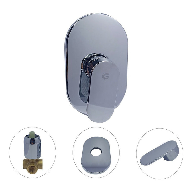 Grifería Ducha Monocontrol Cromado Arrecife