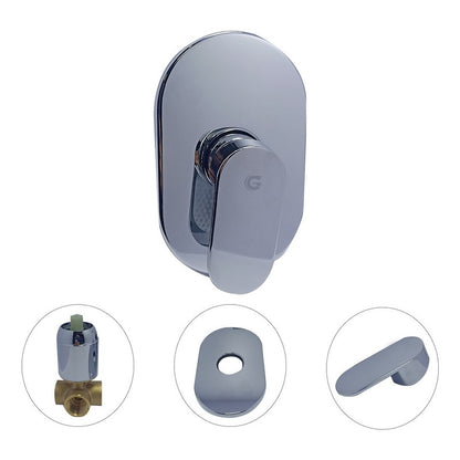 Grifería Ducha Monocontrol Cromado Arrecife