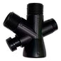 Desviador De Ducha Color Negro