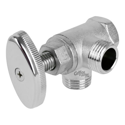 Registro Doble Zinc De 1/2