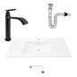 Kit Placa Lavamanos 101*46.5cm+griferia Agua Fria+push Flex2