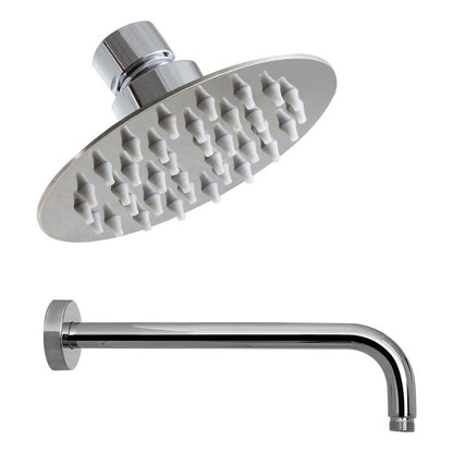 Regadera Ducha Redonda De 10cm (4puLG) + Tubo