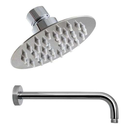Regadera Ducha Redonda De 10cm (4puLG) + Tubo