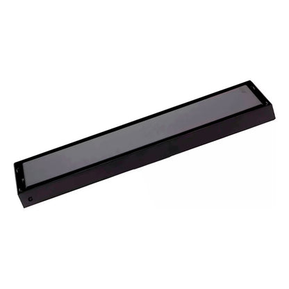 Rejilla De Piso Invisible Negro Mate 80 X 10cm